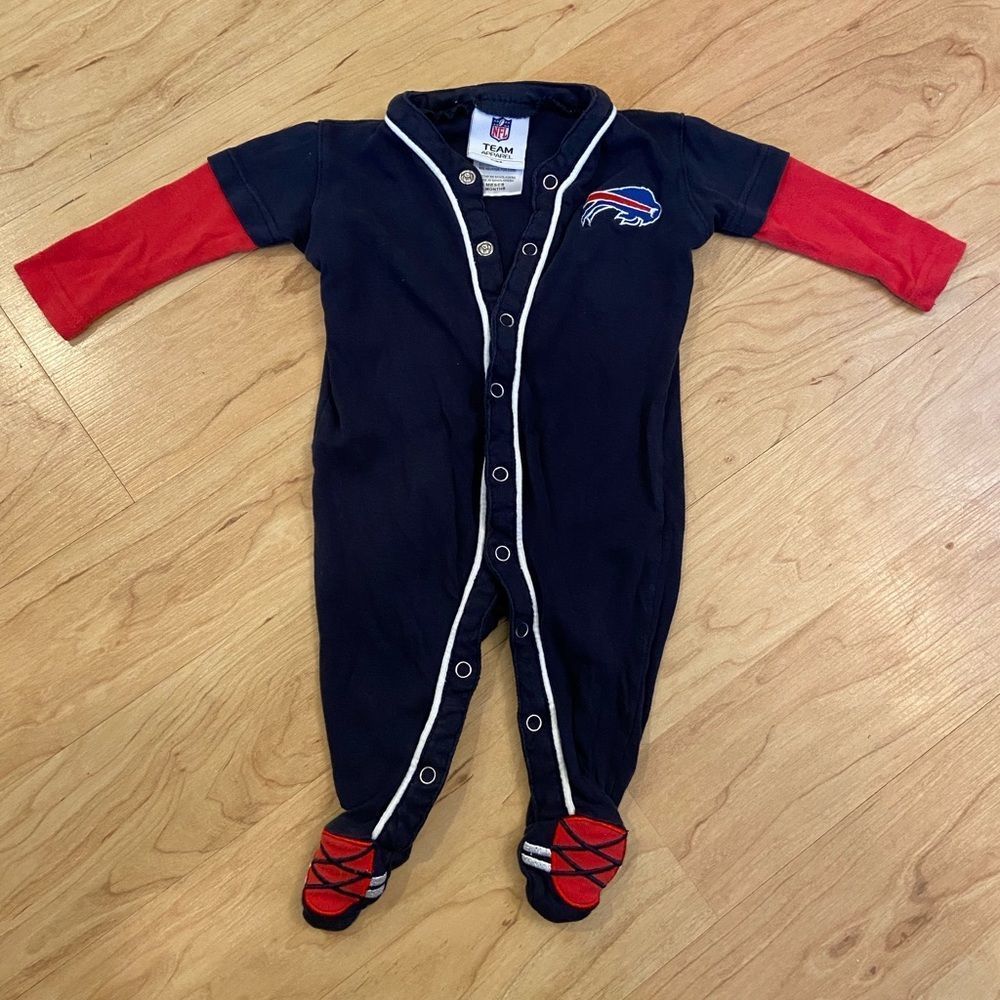 Baby Buffalo Bills Footie Pajamas